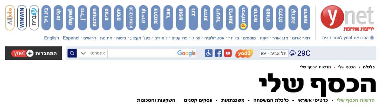 האדר ווינט כלכלה הכסף שלי חדשות הכסף שלי